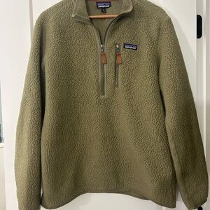 Patagonia Sage Green Fleece Jacket